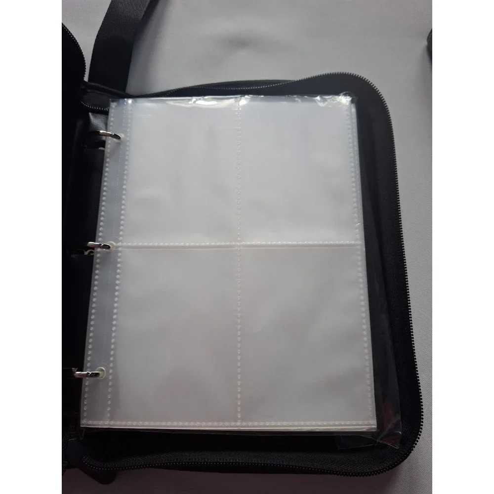 HUTRADE  Album Trading Cards 400 Pockets 50‎ Pages Waterproof  Pu With Zipper